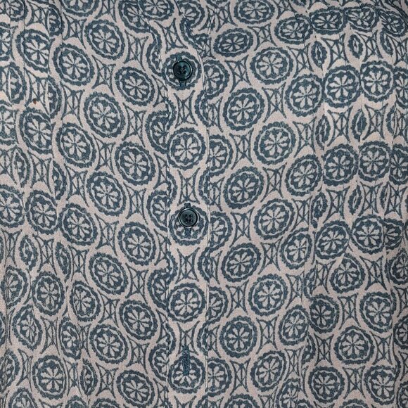 Terra & Sky womans blouse size 0X [14w]  color cool water - Picture 2 of 7